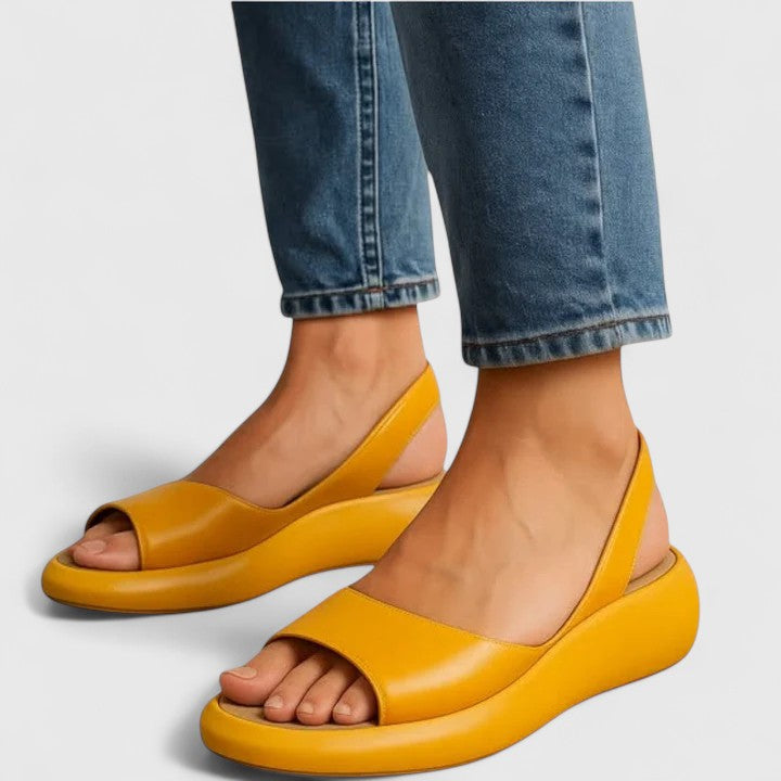 Damen Riemchensandalen mit offenem Zehenbereich und Komfortsohle
