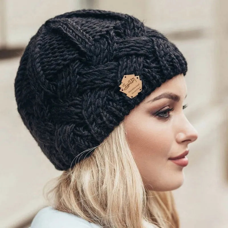 Women's Knit Hat for Autumn and Winter