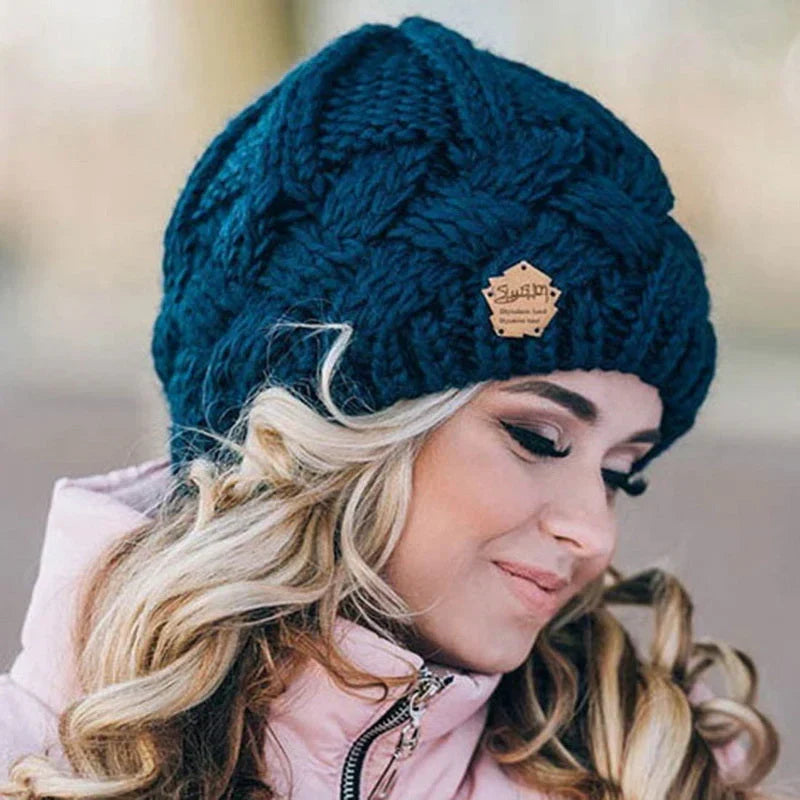 Women's Knit Hat for Autumn and Winter