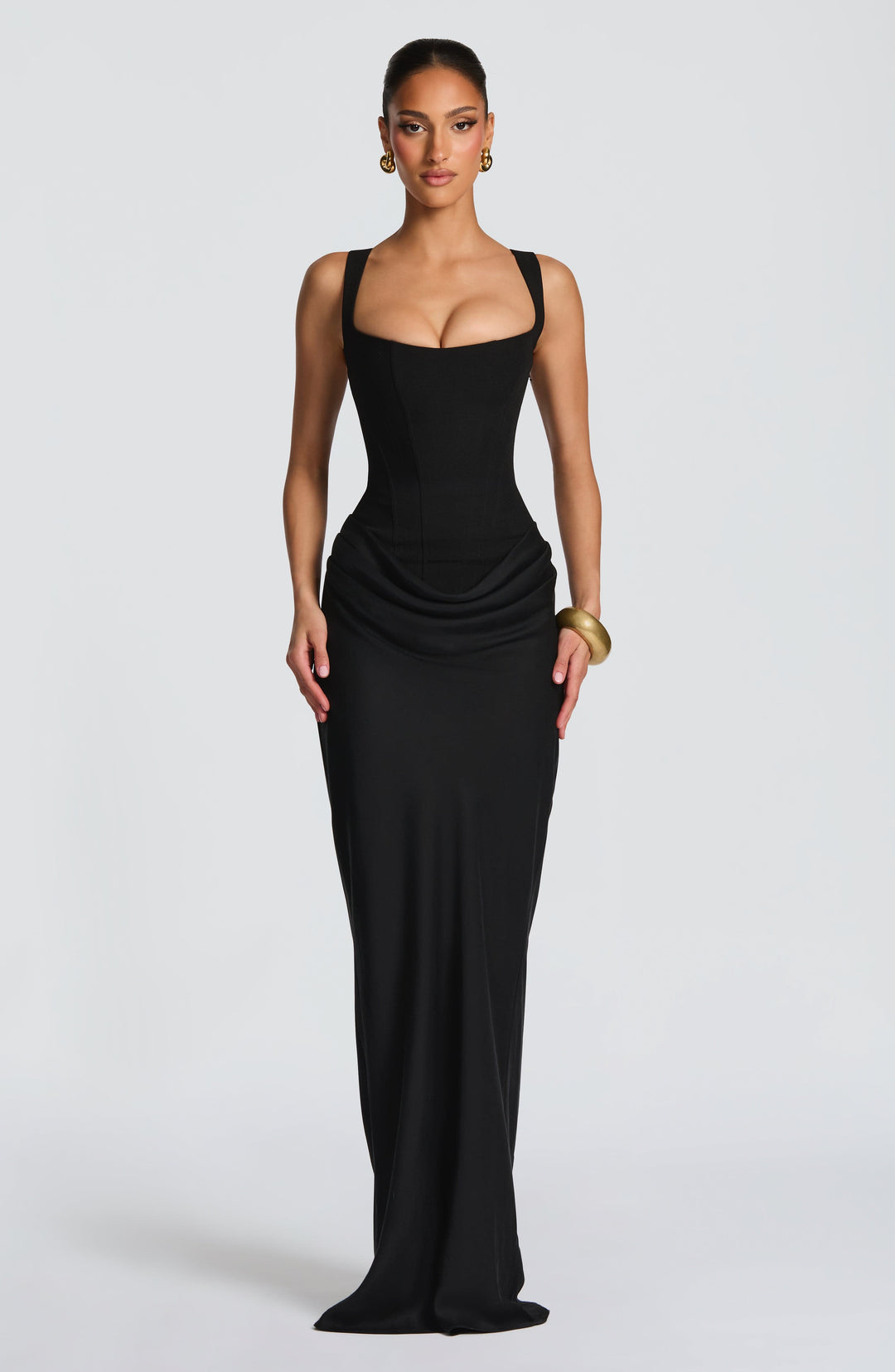 Damen Cornelia Ärmelloses Maxikleid
