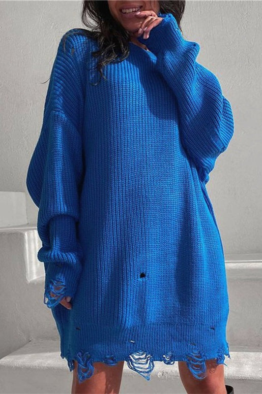 Weicher Oversize-Strickpullover mit lässiger Passform