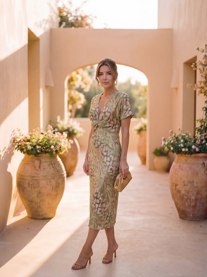 Elegantes Midikleid für Damen Zeitloser klassischer Stil