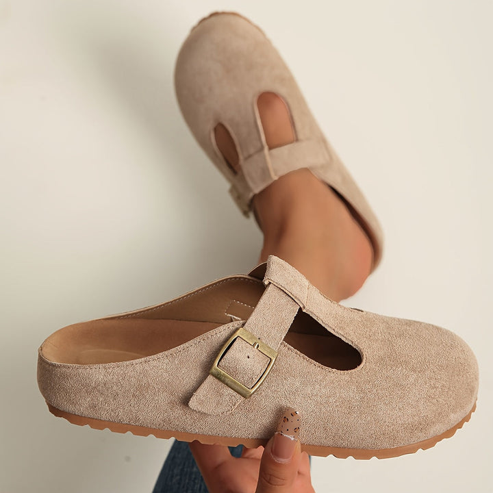 Damen Wildleder Bequeme Hausschuhe