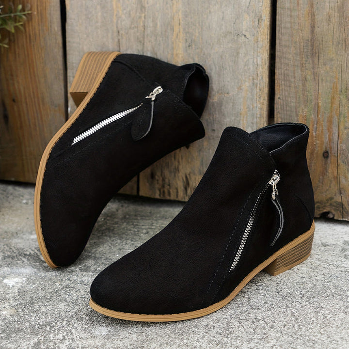 Schicke Leder-Stiefeletten für den Alltagstil