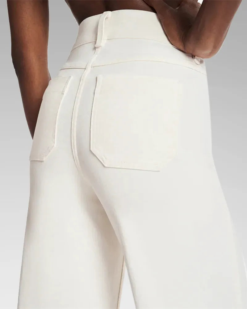 High-Waist Weite Jeans mit weitem Bein