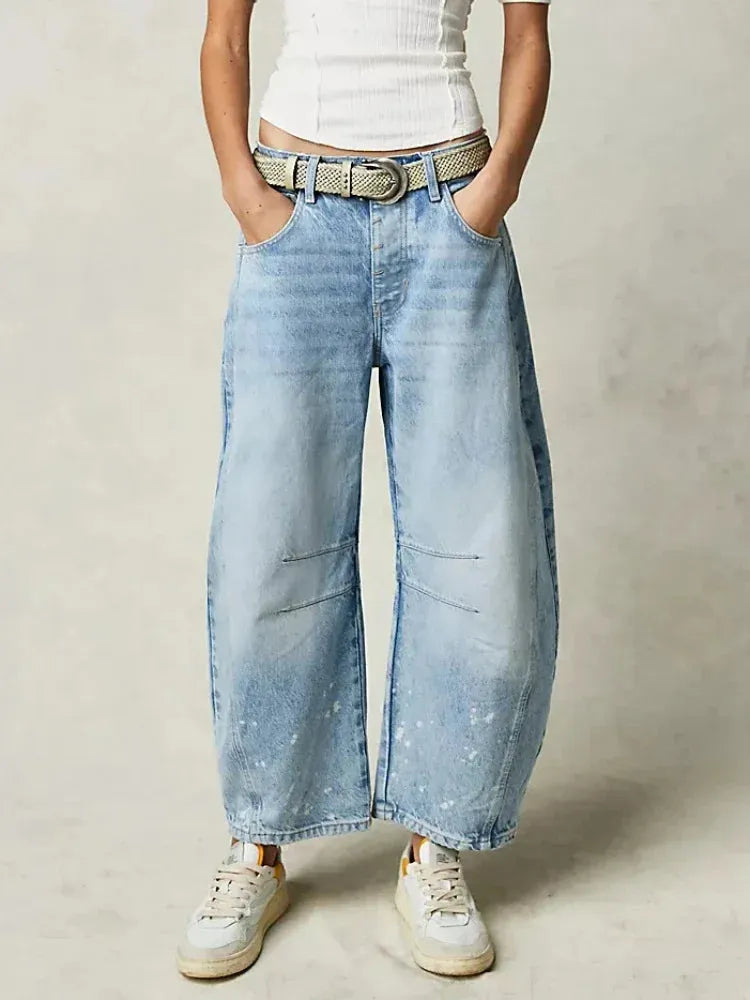 Weite lässige Winterjeans für Damen