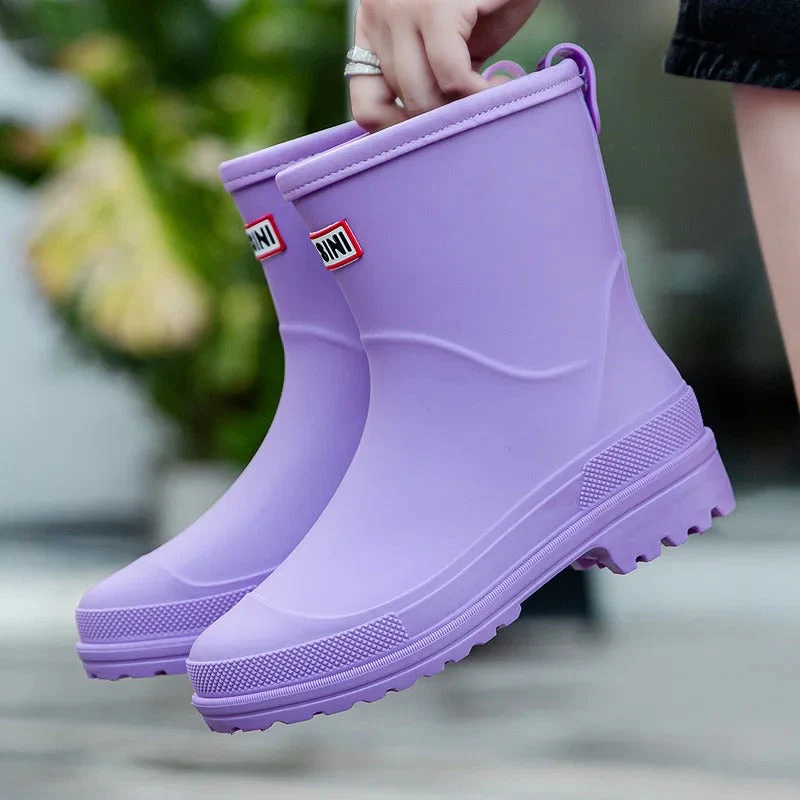 Damen Wasserdichte Gummistiefel Für Herbst Und Winter