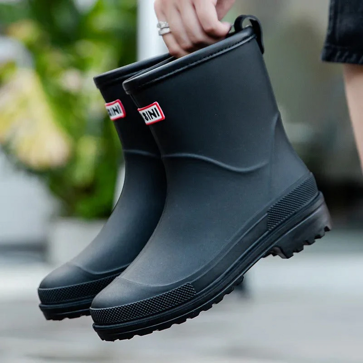 Damen Wasserdichte Gummistiefel Für Herbst Und Winter