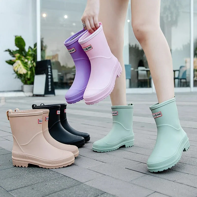 Robuste Gummistiefel für Damen im Alltag