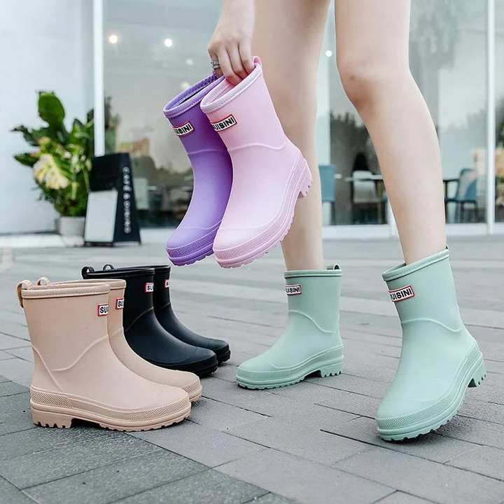 Robuste Gummistiefel für Damen im Alltag