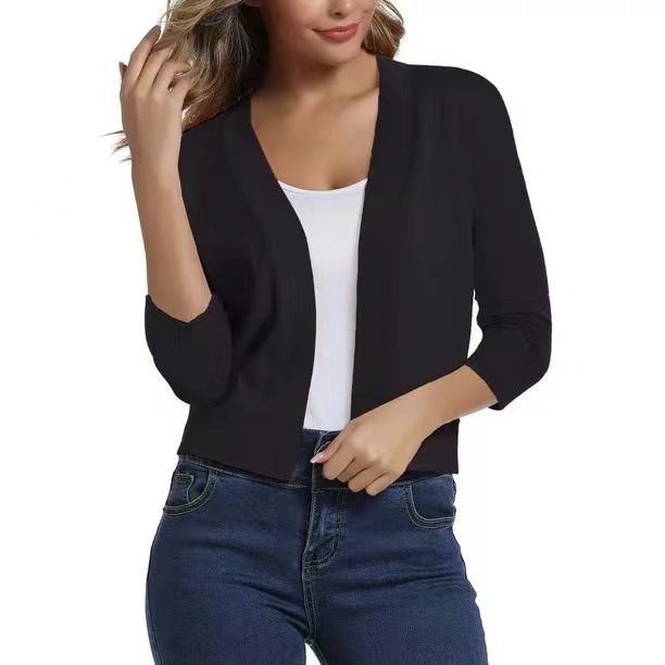 Vielseitiger Cardigan für Damen in kurzer Passform