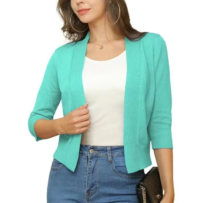 Eleganter Damen-Überzieher mit Dreiviertelärmeln