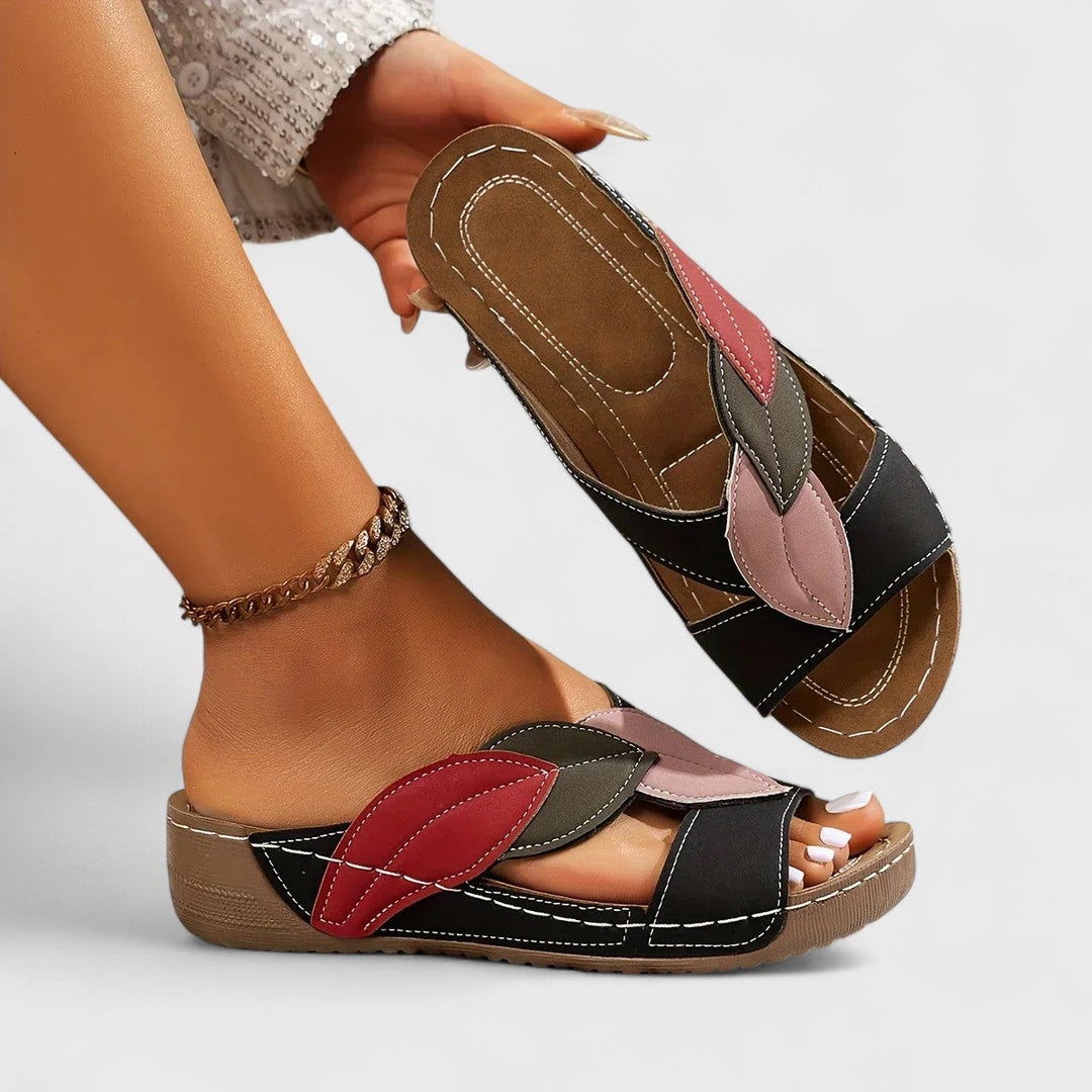 Orthopädische Schlupfsandalen mit gepolstertem Komfort