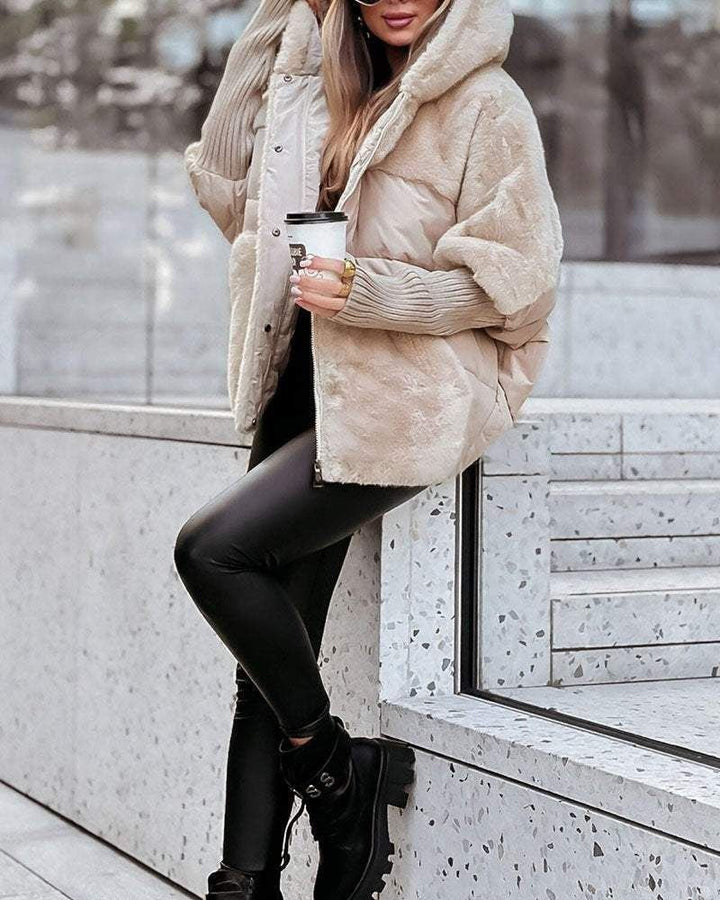 Übergroße Daunenjacke