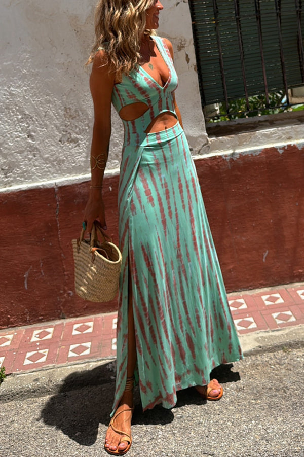 Ausdrucksstarkes Midi-Kleid