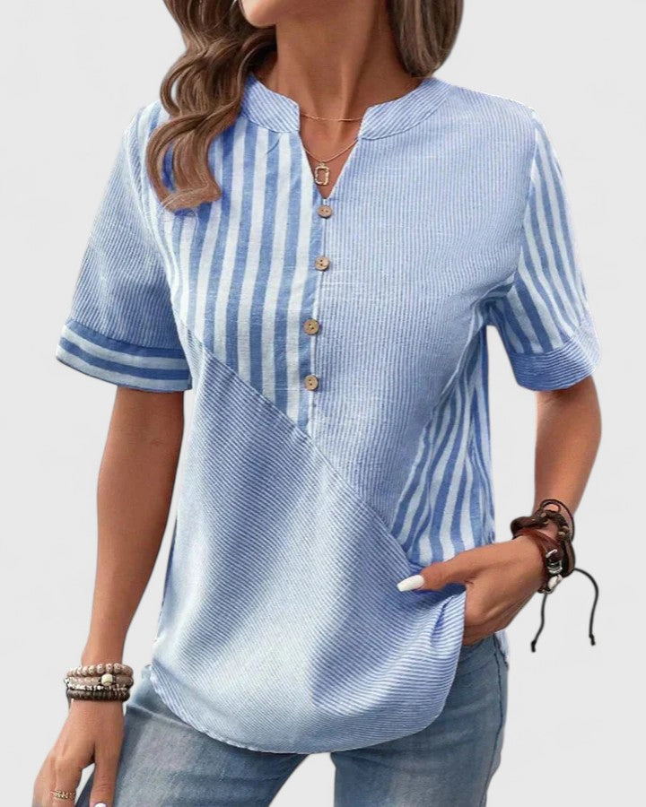 Anspruchsvolle Damenbluse mit elegant fließendem Design