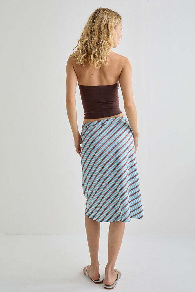 Midi-Rock für Damen mit modernem Schnitt und kariertem Design