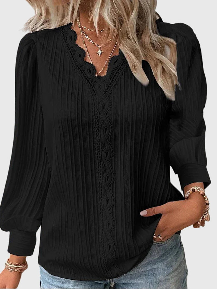 Elegante Damenpullover-Bluse