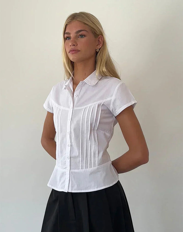 Elegante Damenbluse aus Satin