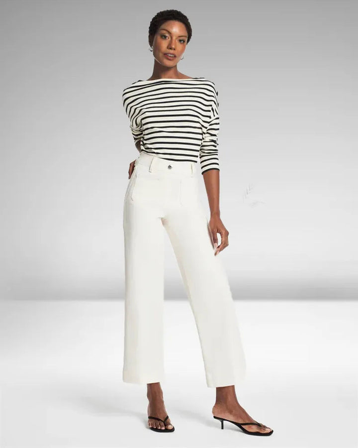 High-Waist Weite Jeans mit weitem Bein