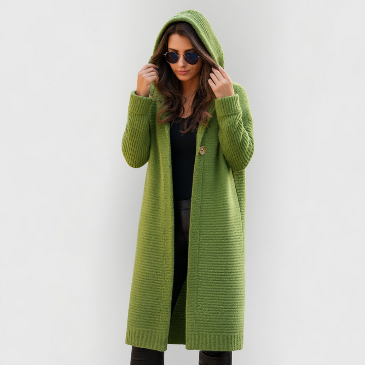 Gemütliche leichte Strickjacke