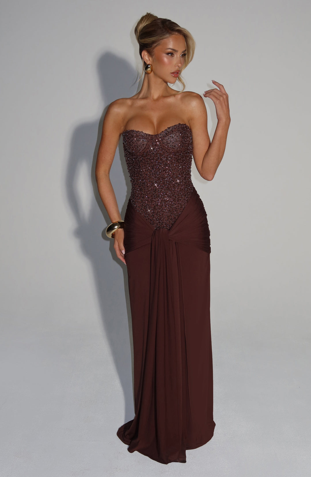 Damen Carina Ärmelloses Maxikleid