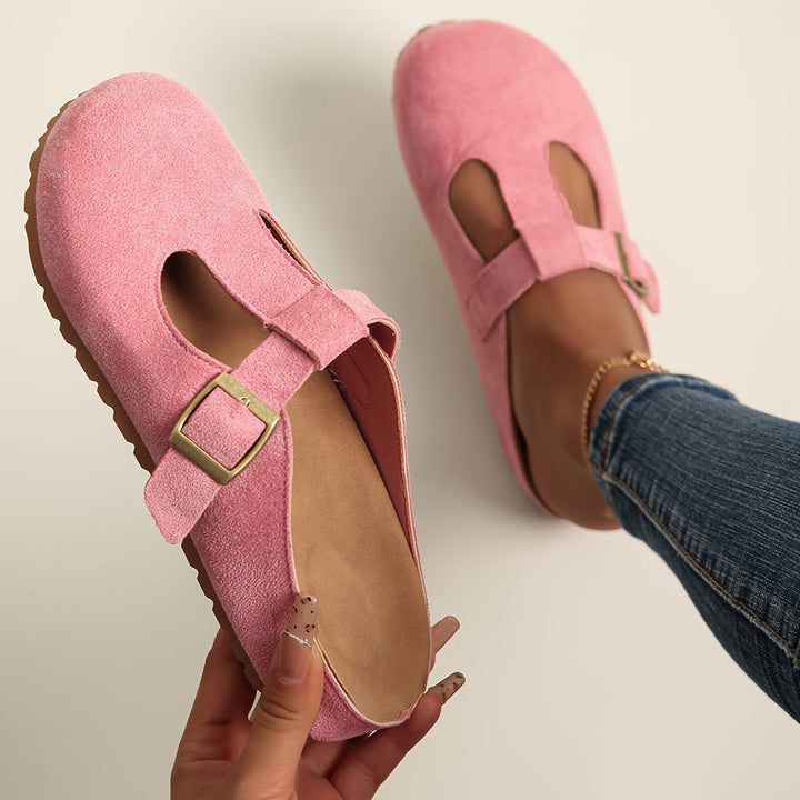 Damen Wildleder Bequeme Hausschuhe