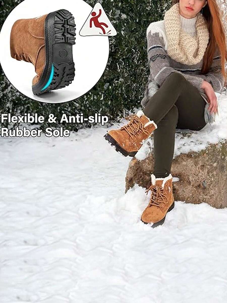 Leichte warme Damen-Winterstiefel