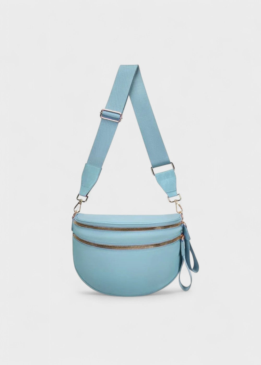 Elegante Gürteltasche aus echtem Leder für freihändige Mode