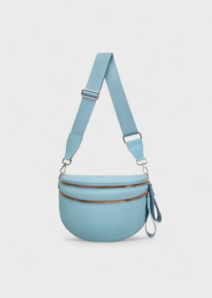 Elegante Gürteltasche aus echtem Leder für freihändige Mode