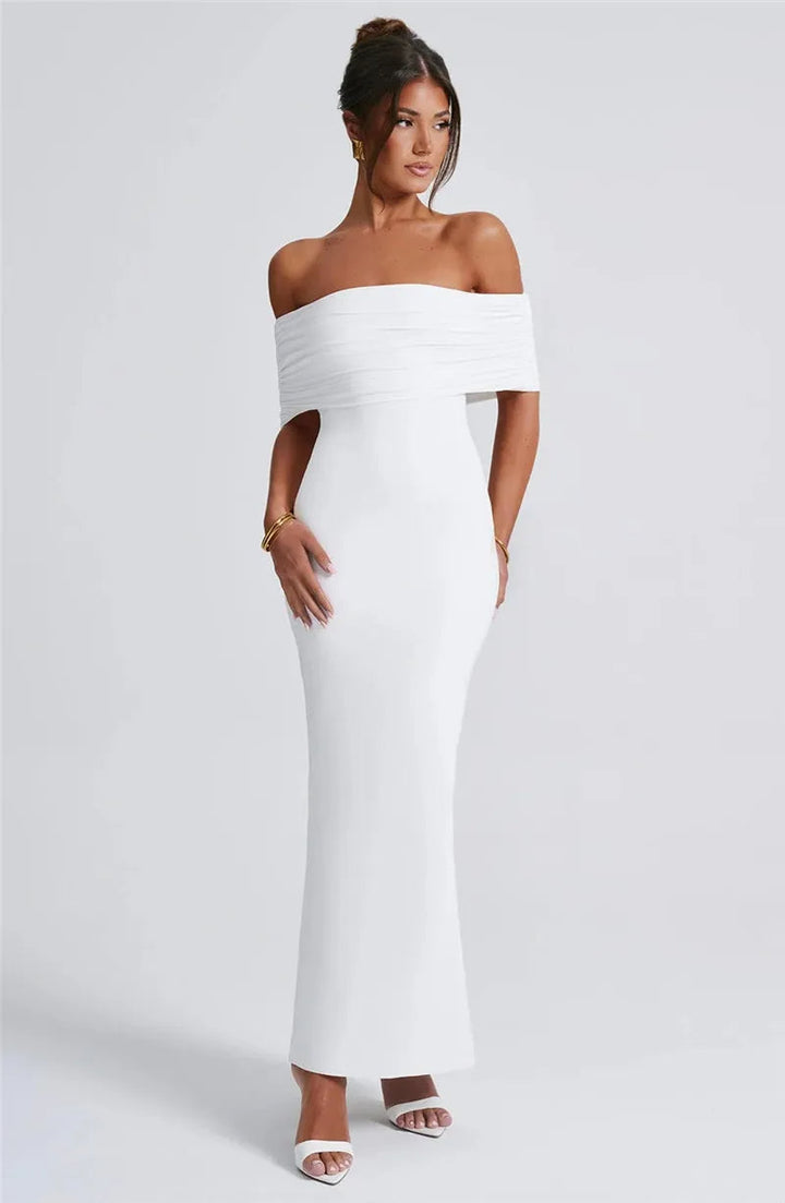 Sexy trägerloses, rückenfreies Maxikleid für Damen