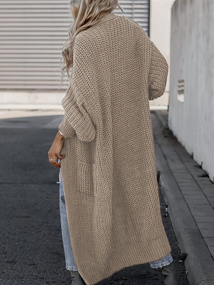 Damen-Cardigan mit langen Ärmeln von vorne