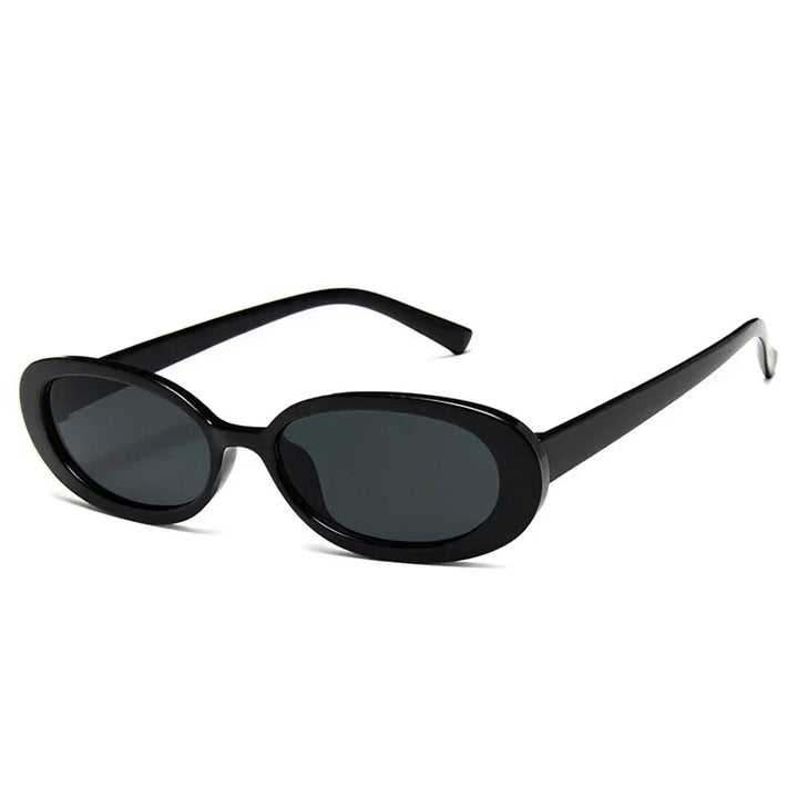 Retro Sonnenbrille mit klarem Glas im Vintage-Stil