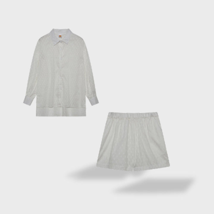 Freizeit-Blusenset für Damen mit weichem, fließendem Fall