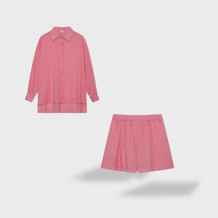 Elegantes Blusenset für Damen mit lockerer Passform