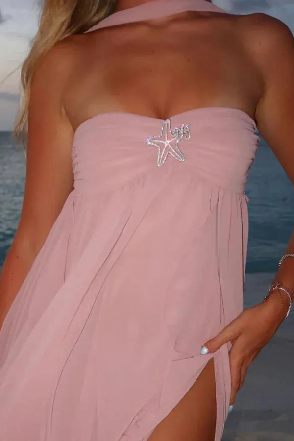 Elegantes fließendes Maxikleid für besondere Anlässe
