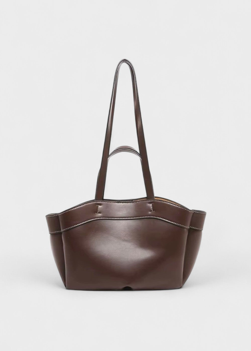 Klassische Ledertasche Tote