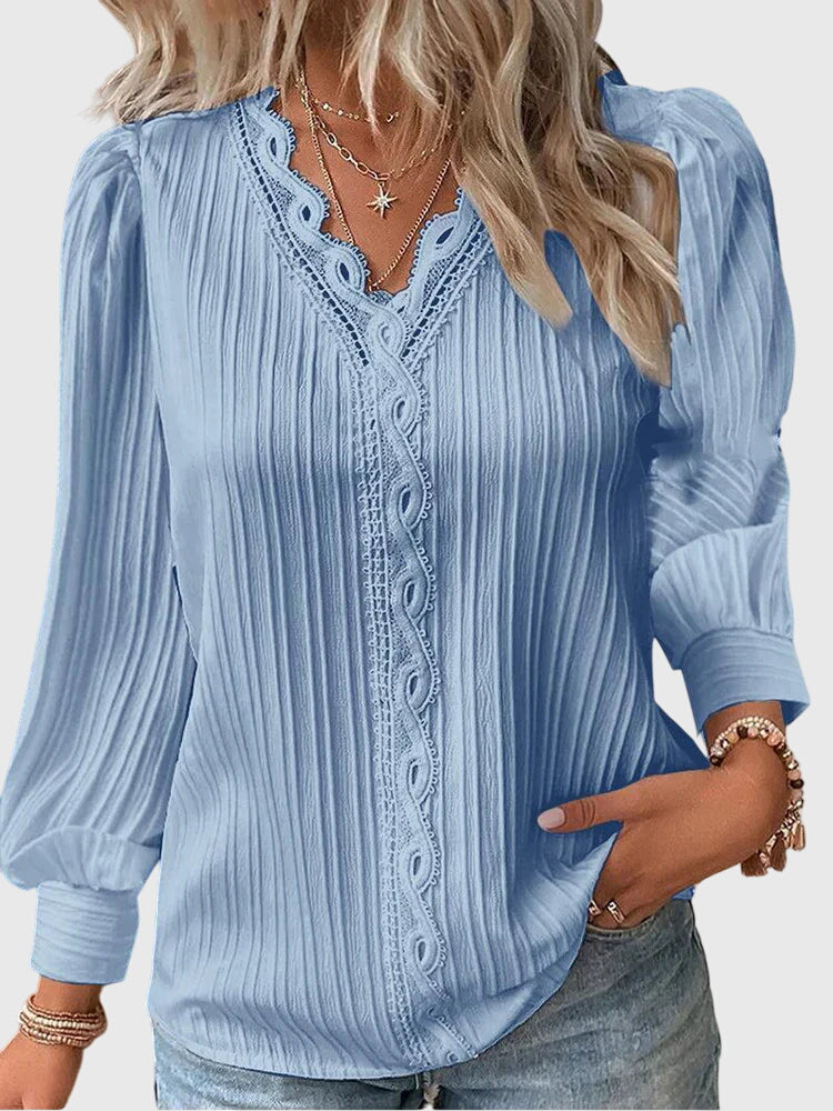Elegante Damenpullover-Bluse