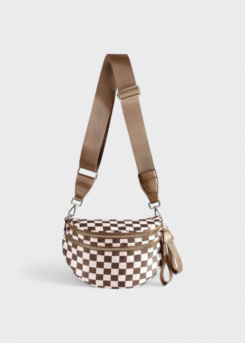 Elegante Gürteltasche aus echtem Leder für freihändige Mode