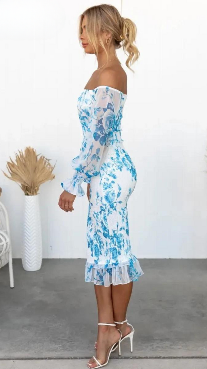 Luxuriöses Midikleid für Damen