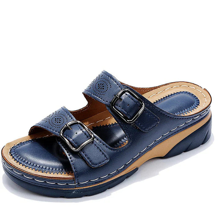 Jasmin® | Orthopädische Hausschuhe mit verstellbarem Schnallendetail