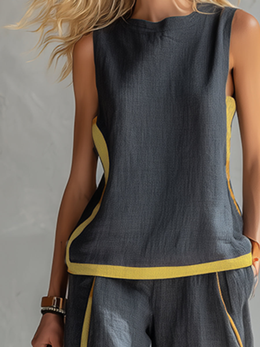 Schickes zweiteiliges Outfit-Set für Damen
