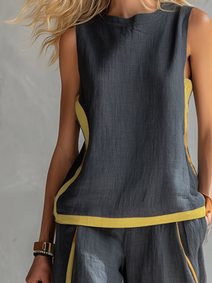 Schickes zweiteiliges Outfit-Set für Damen