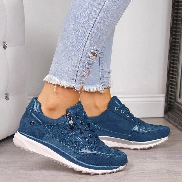 Bequeme orthopädische Sneaker mit Reißverschluss