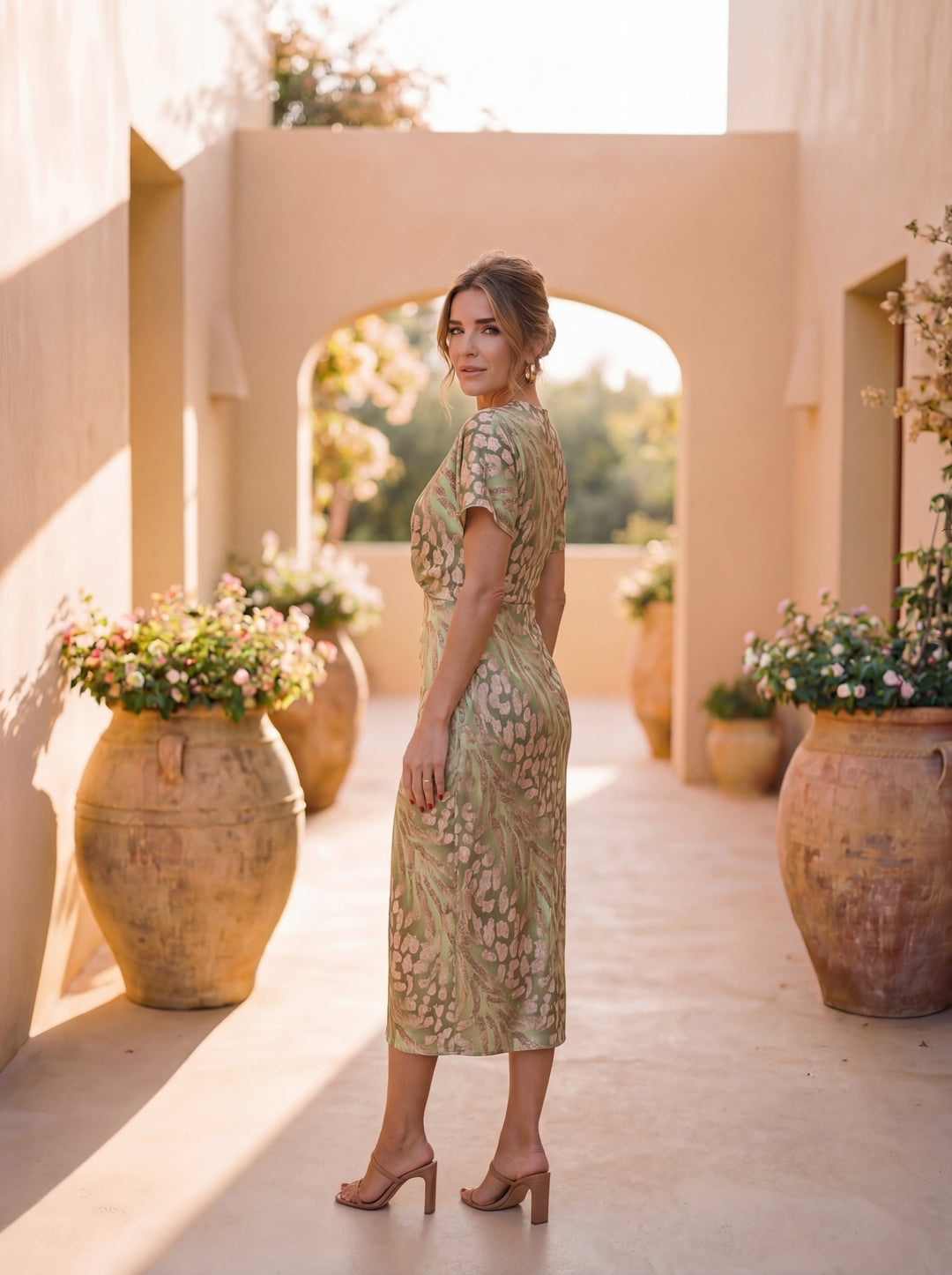 Elegantes Midikleid für Damen Zeitloser klassischer Stil