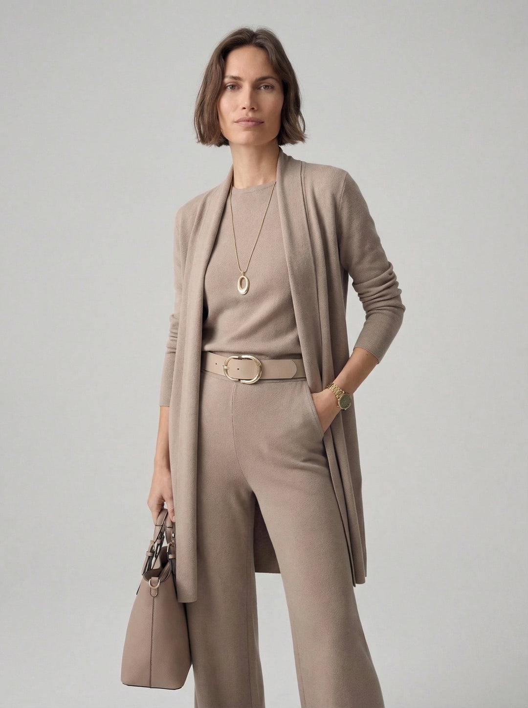 Elegantes bequemes Damen-Zweiteiler-Set