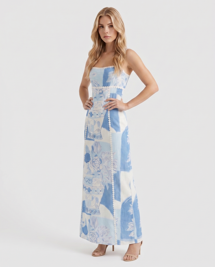 Elegantes Medira Maxikleid mit fließender Silhouette