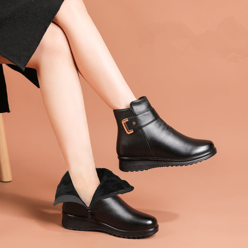 Echte Leder-Orthopädieschuhe für komfortable Unterstützung