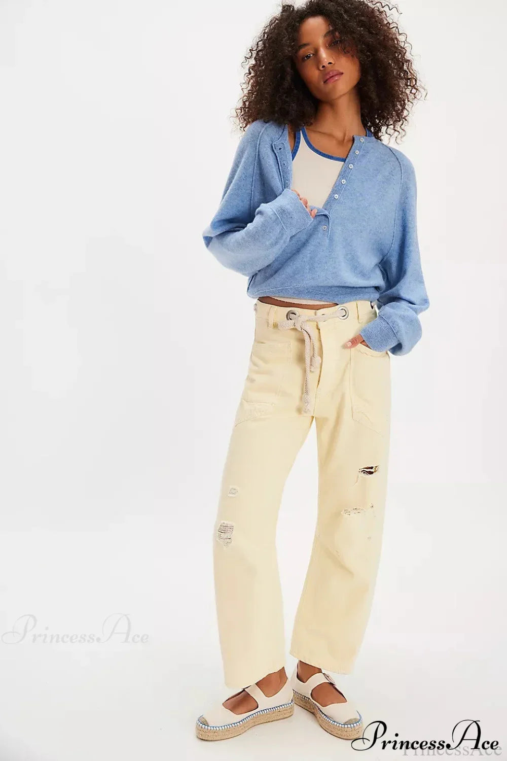 Vintage-inspirierter Damen-Strickpullover mit lockerer Silhouette