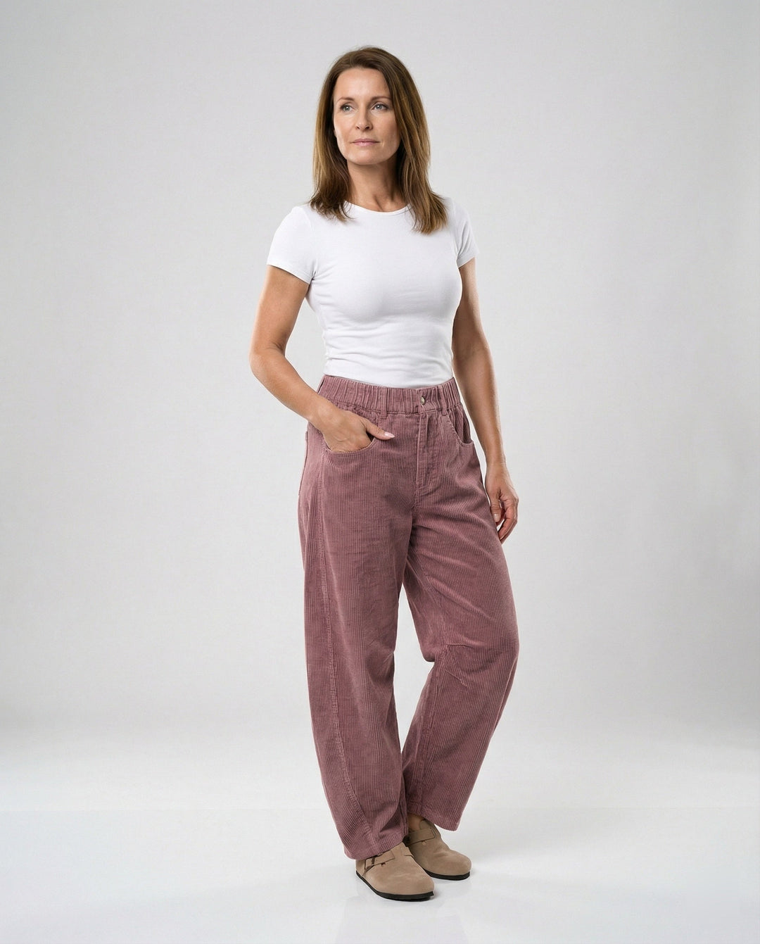 Damen-Cordhose als vielseitiges Outfit für den Alltag